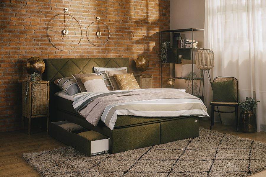 Boxspring postelja AMADEUS