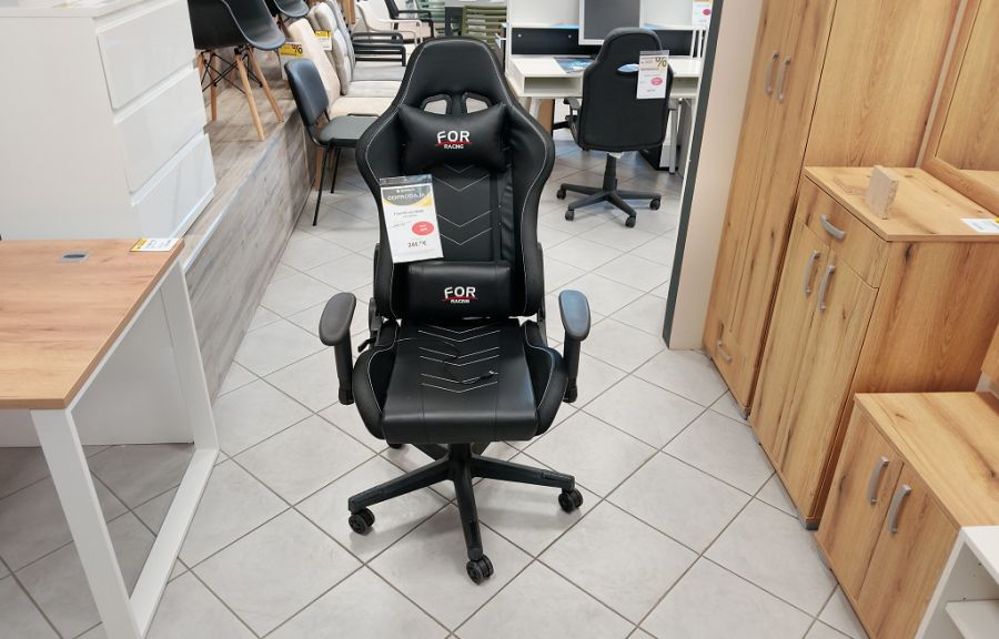 Gaming stol HENRY z LED lučkami