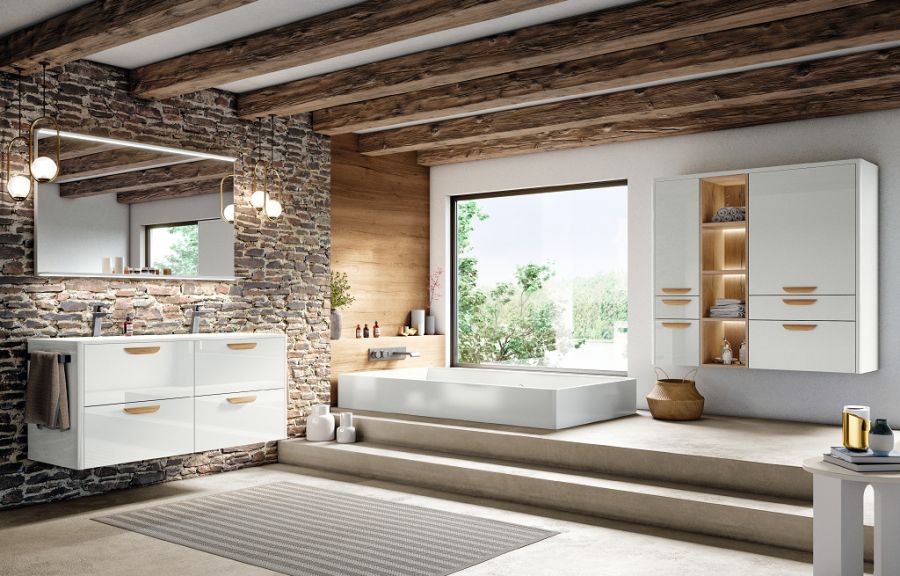 Kopalnica FASHION alpin bela